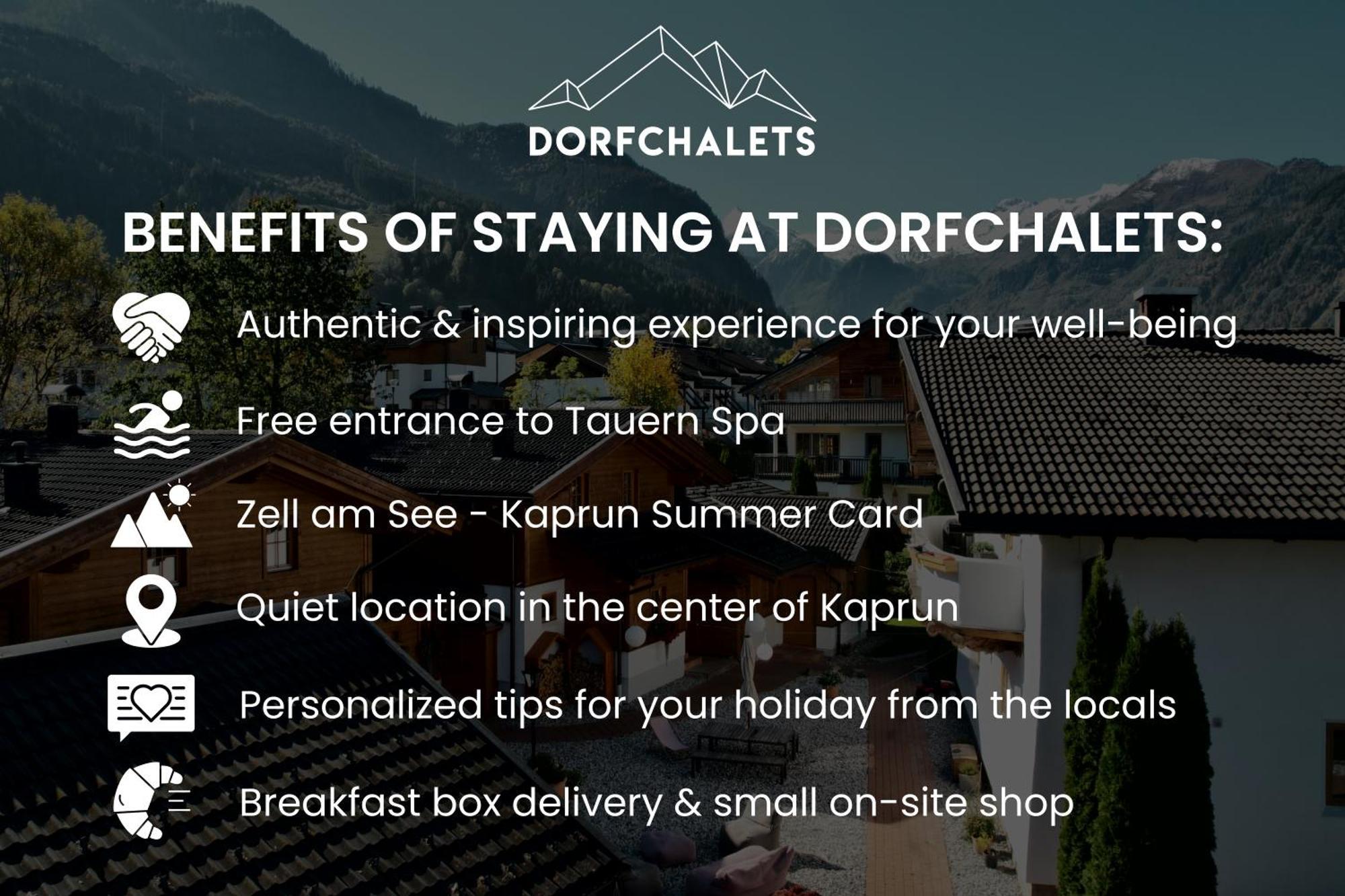 Dorfchalets & Apartments - Authentic Experience In Centre Of Kaprun Including Tauernspa And Summercard Extérieur photo